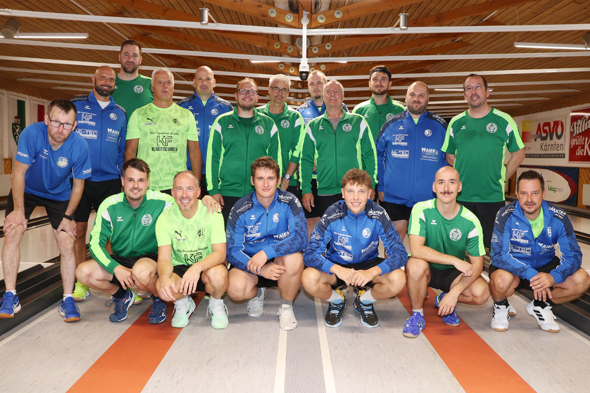 Gemeinschaftsfoto KSK Klagenfurt-Magdalensberg & Grün Weiß Micheldorf
